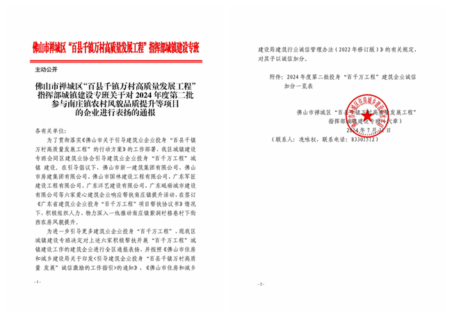 關(guān)于對2024年度第二批參與南莊鎮(zhèn)農(nóng)村風(fēng)貌品質(zhì)提升等項(xiàng)目的企業(yè)進(jìn)行表揚(yáng)的通報(bào)_副本.jpg